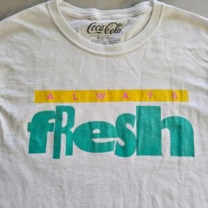 Coca-Cola Classic Always Fresh Long Sleeve T-Shirt‎ Mens Small Coke